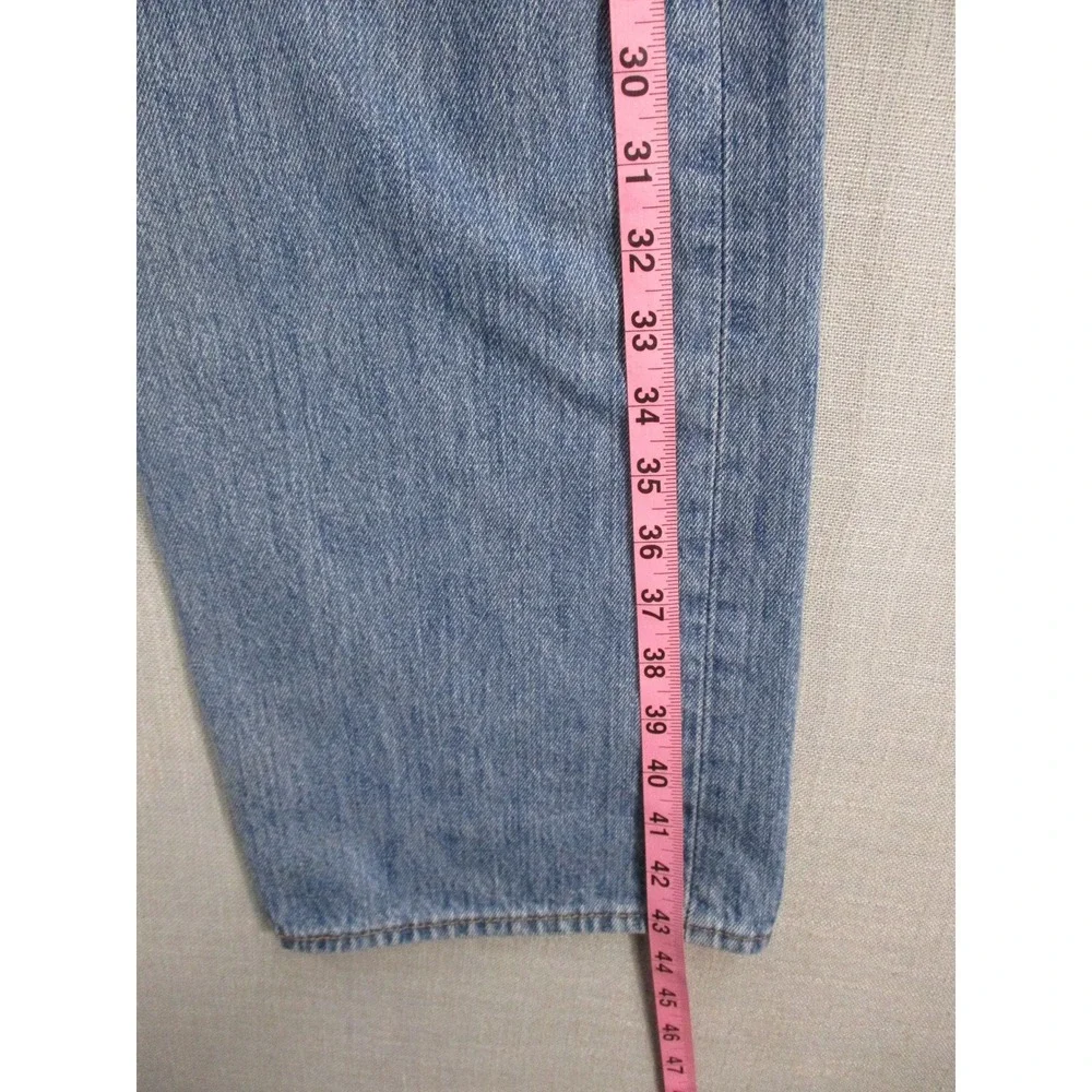 Levis 501‎ Original Fit Button Fly Light Wash Straight Leg Jeans Mens 40x31